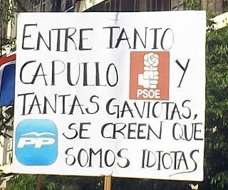 indignados manifestación
