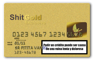 tarjeta crédito oro gold