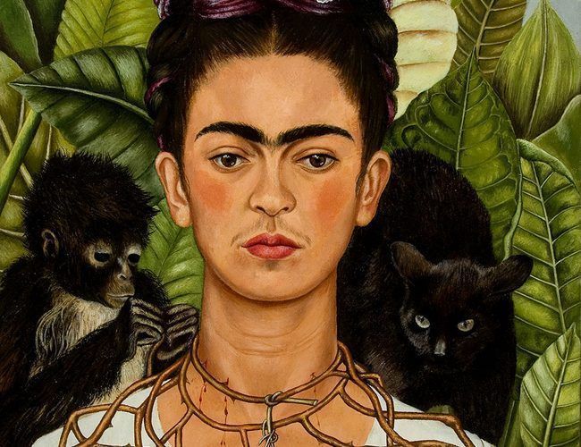 Frida Kahlo y el amor, otro Post Data, collar de espinas