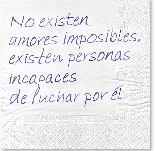 mi servilleta, otro Post Data, No existen amores imposibles