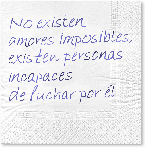 mi servilleta, otro Post Data, No existen amores imposibles
