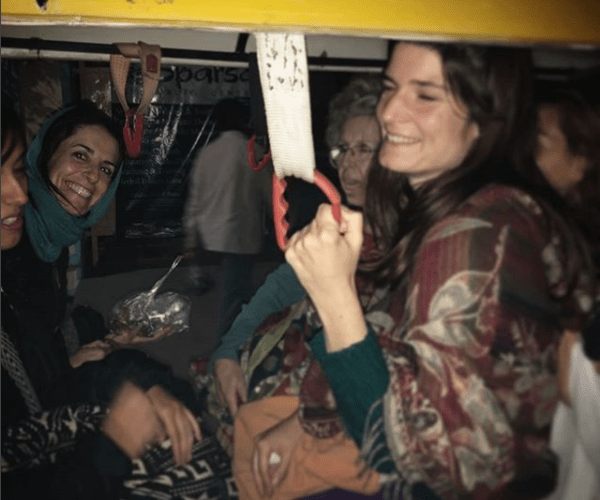 8 en un rickshaw, India, otro Post Data