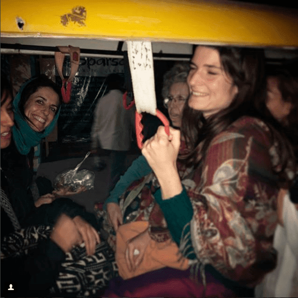 8 en un rickshaw, India