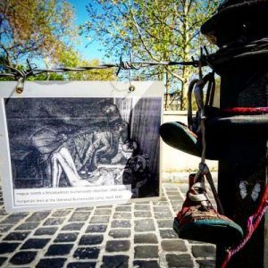 2 lobos,monumento plaza de la Libertad, Budapest, judío, holocausto, otro Post Data