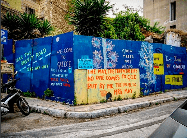 la guerrilla de jardineros, muro de Berlín, otro Post Data