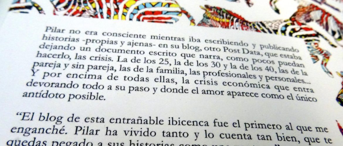 Como una ventosa, otro Post Data, bitácora de Macondo, libro Pilar Ruiz Costa, todos los colores