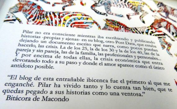 Como una ventosa, otro Post Data, bitácora de Macondo, libro Pilar Ruiz Costa, todos los colores