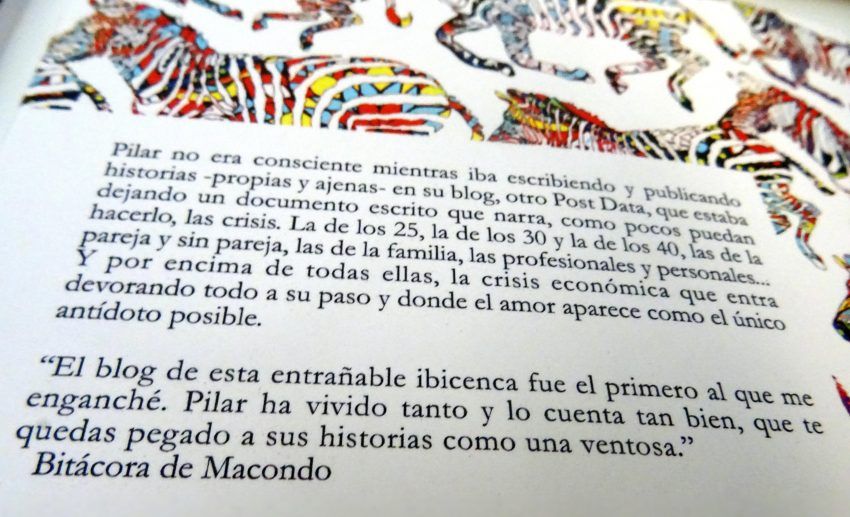 Como una ventosa, otro Post Data, bitácora de Macondo, libro Pilar Ruiz Costa, todos los colores