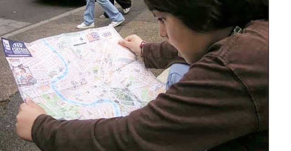 otro Post Data, los viajes con mis hijos, mapa