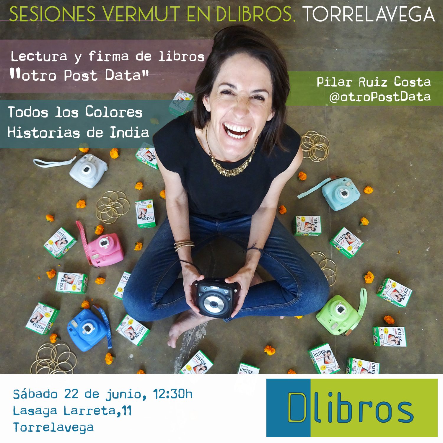 Lectura DLibros Torrelavega, Pilar Ruiz Costa, libros otro Post Data