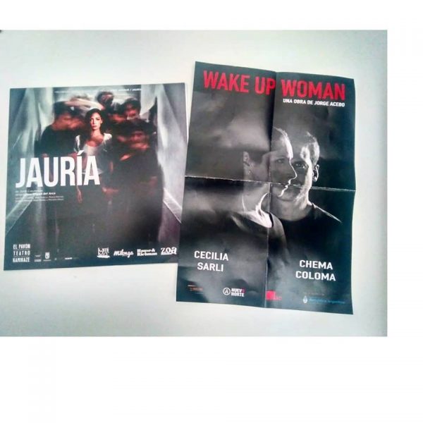 otro Post Data, teatro, Jauría y Wake up woman
