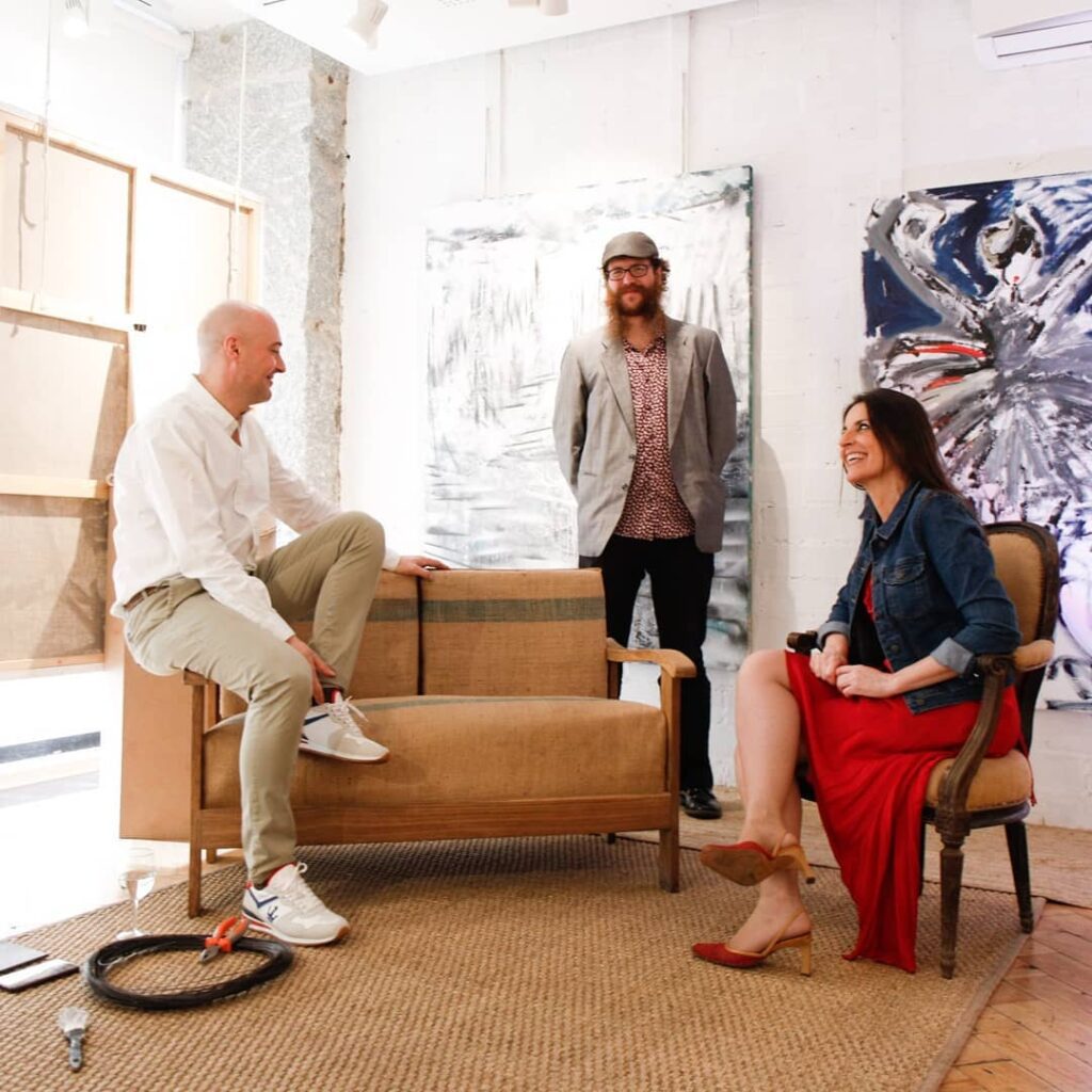 #caféartepara3, Pilar Ruiz Costa, David Callau