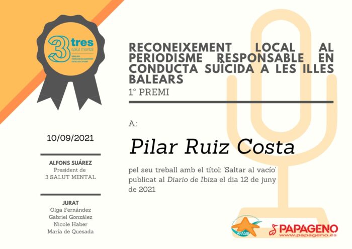 Premio Periodismo Responsable Pilar Ruiz Costa